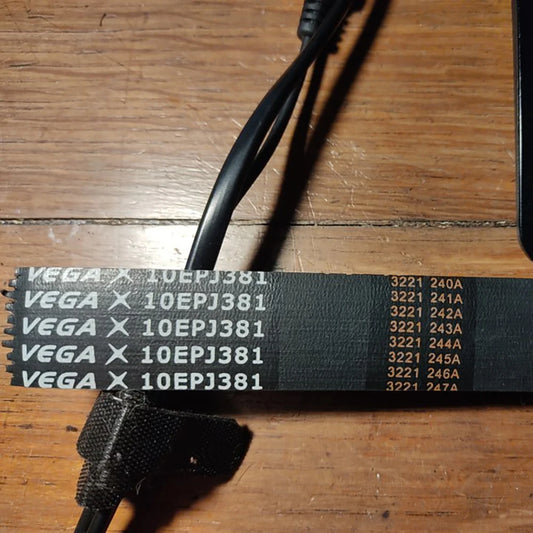 1pcs Rubber Treadmill Drive Belt VEGA 10EPJ381 10Ribs Multi Groove Belt Multi Wedge Belt