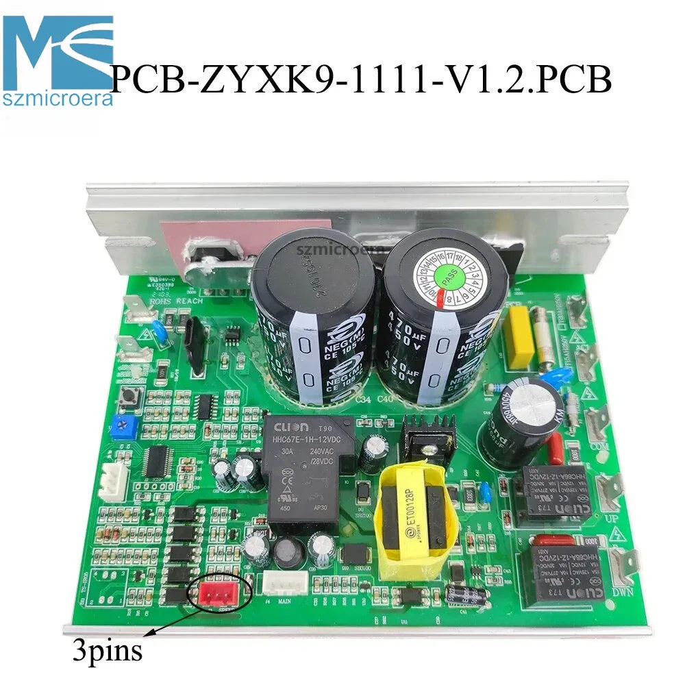 220V PCB-ZYXK9-1111-V1.2.PCB Treadmill Motor Controller for SHUA Treadmill Circuit Board ZYXK9 Power Supply Unit Mainboard