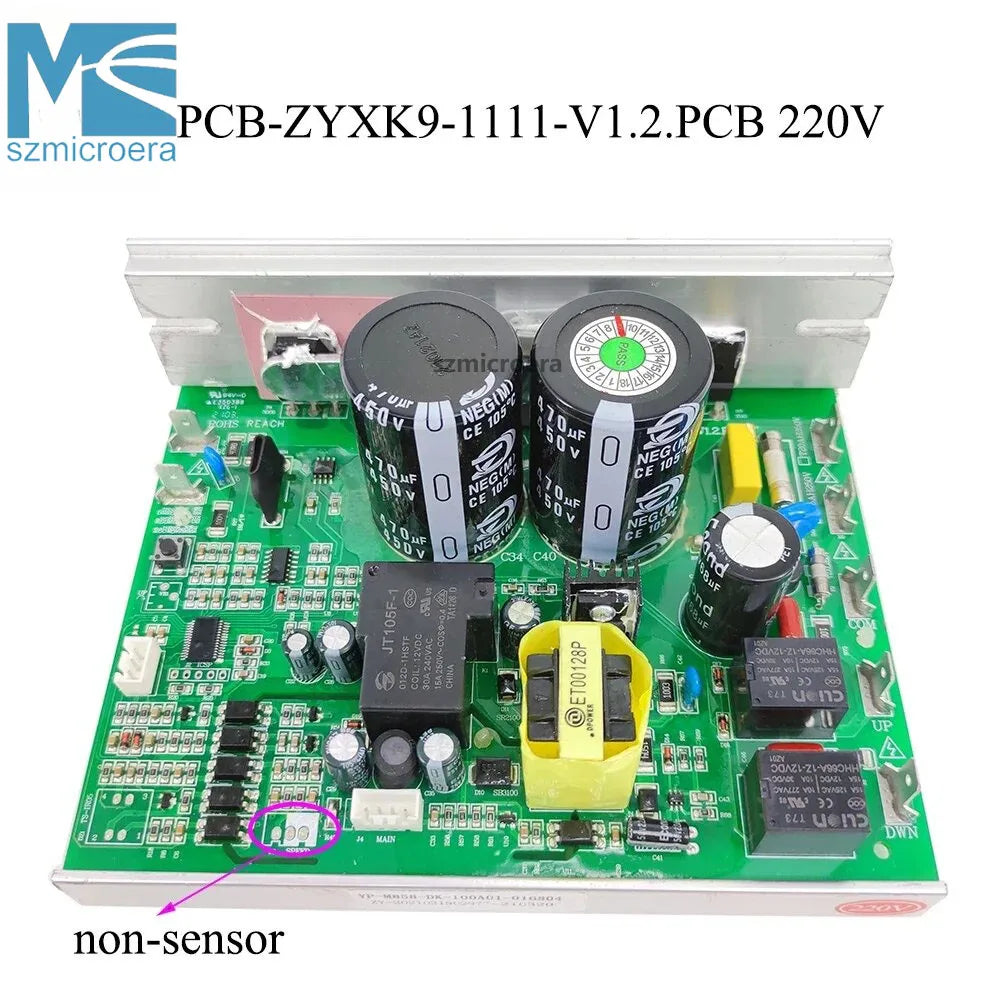 220V PCB-ZYXK9-1111-V1.2.PCB Treadmill Motor Controller for SHUA Treadmill Circuit Board ZYXK9 Power Supply Unit Mainboard