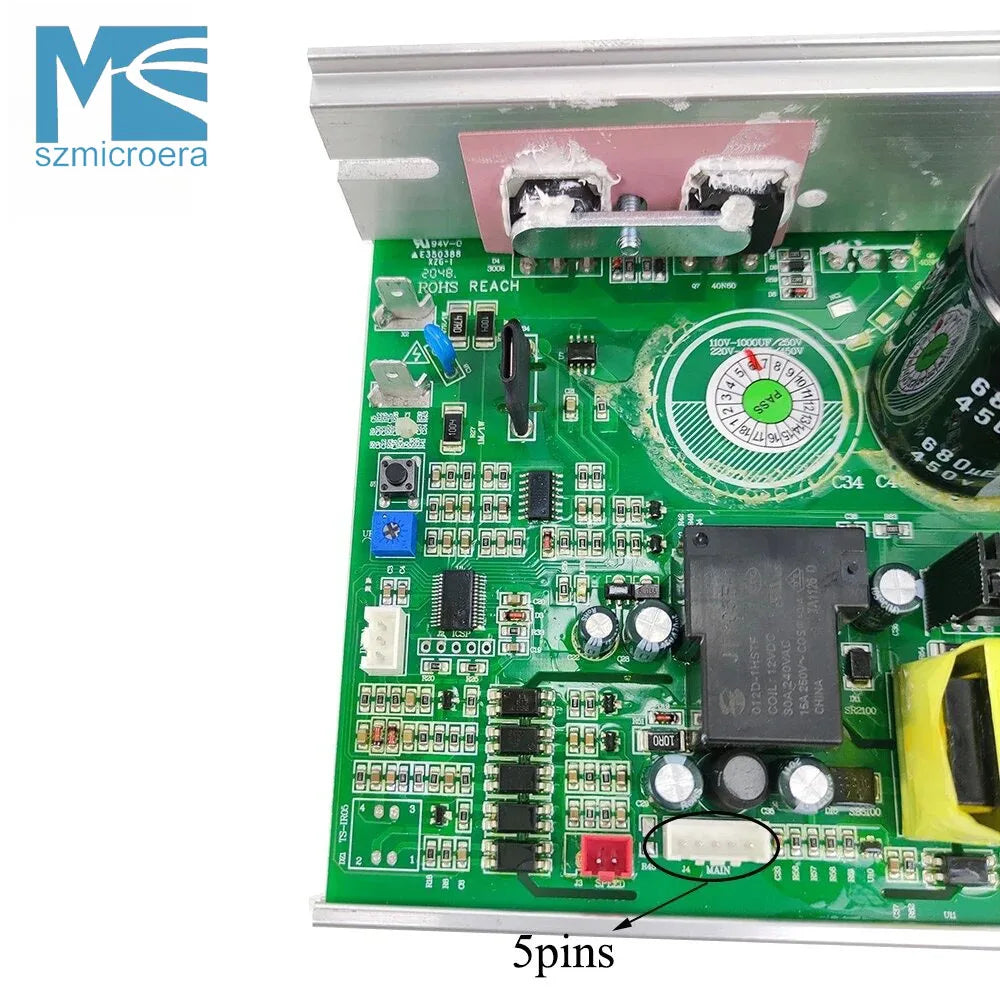 220V Treadmill Motor Controller ZYXK9 PCB-ZYXK9-1111-V1.2.PCB for SHUA Treadmill Circuit Board Power Supply Board Mainboard