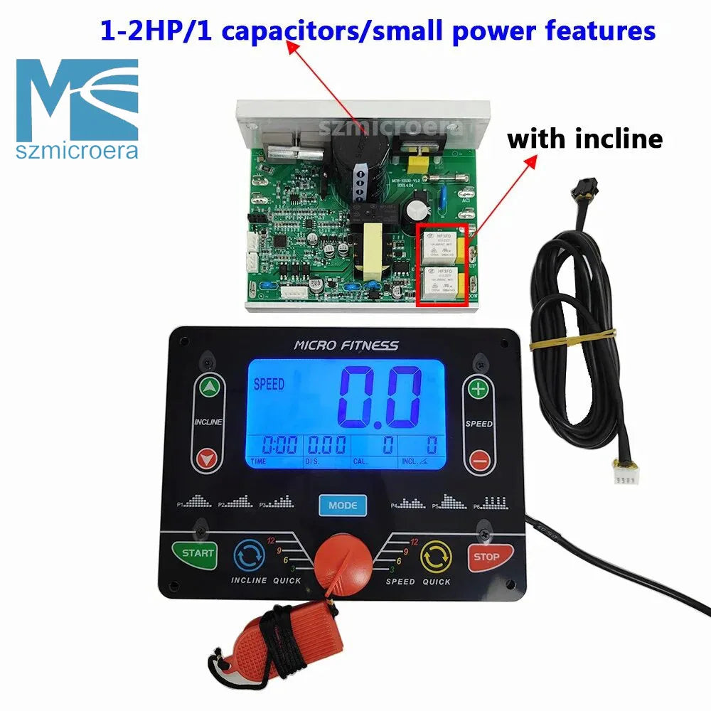 General use Universal Treadmill Circuit board Treadmill Console display Treadmill control board controller 1HP-2HP/4.0HP motor