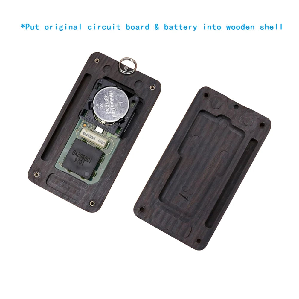 Remote Control Refit Rosewood Car Key Fob Shell Replacement for Lexus ES GS IS LS (Circuit Board & Battery Excluded)