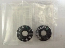 replacement new top function digital camera part function dial model button label for Canon 6D