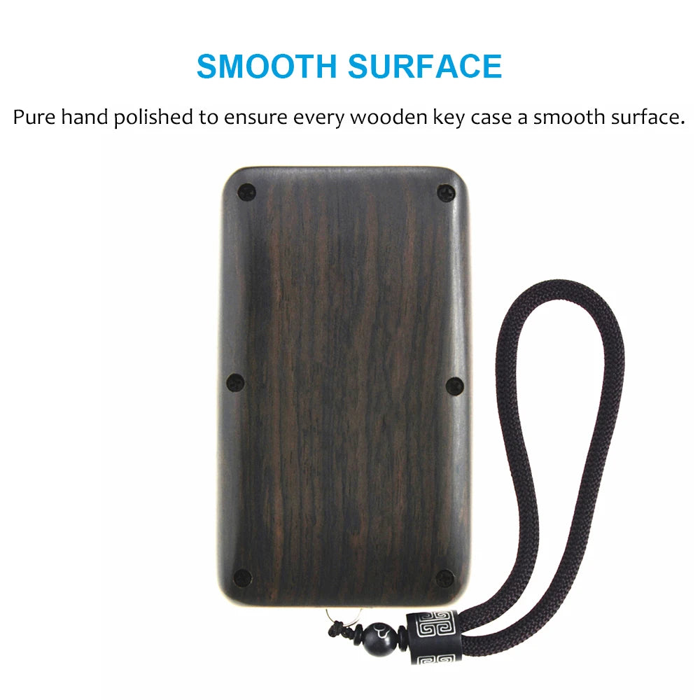 Remote Control Refit Rosewood Car Key Fob Shell Replacement for 2011-2014 Toyota Sienna (Circuit Board & Battery Excluded)