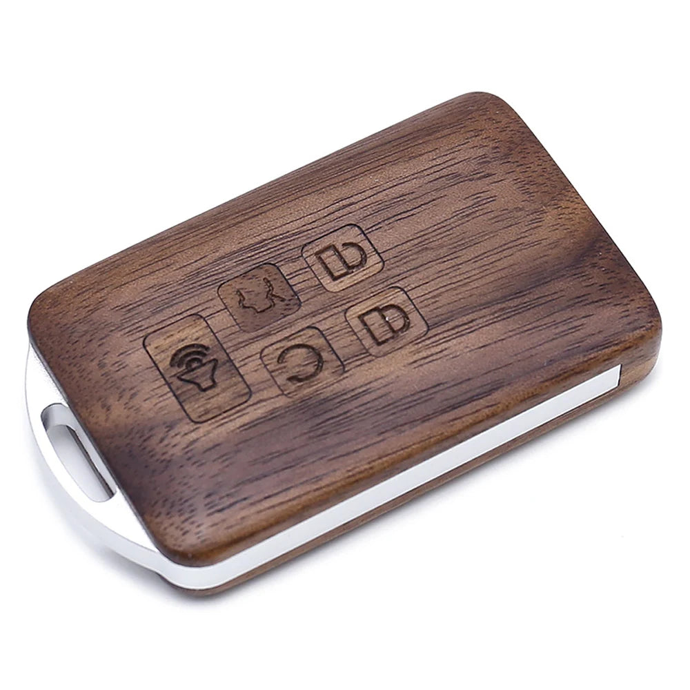 Remote Control Refit Rosewood Car Key Fob Shell Replacement for Buick & Chevrolet (Circuit Board & Battery Excluded)