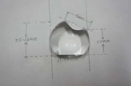 projector plastic glass condenser lens optical mirror convex lens for benq MP626 MP727 MP724 projector
