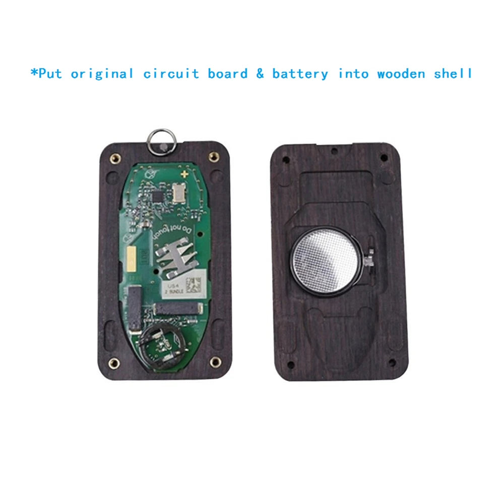 Remote Control Refit Rosewood Car Key Fob Shell Replacement for Nissan & Infiniti ( W/O battery and circuit board)