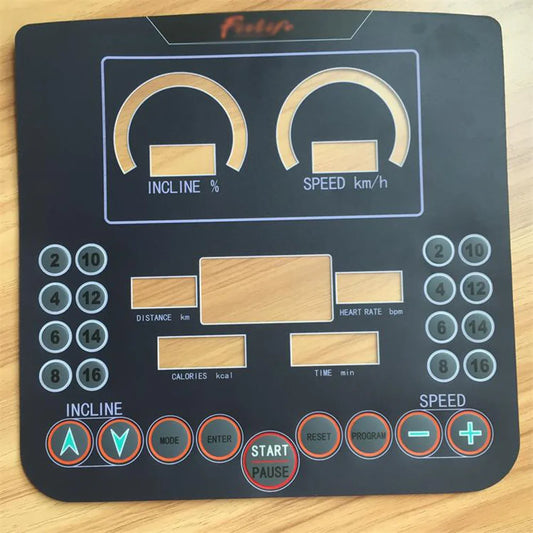 original for MBH Commercial Treadmill Full Screen Film Sticker BODY STRONG Screen Cover Sticker Switch Button Protection Film