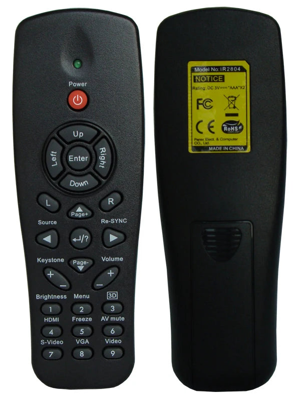 Projector remote control for Optoma EW766W EX521 EX531 TX761 TX763 TX7155 controller