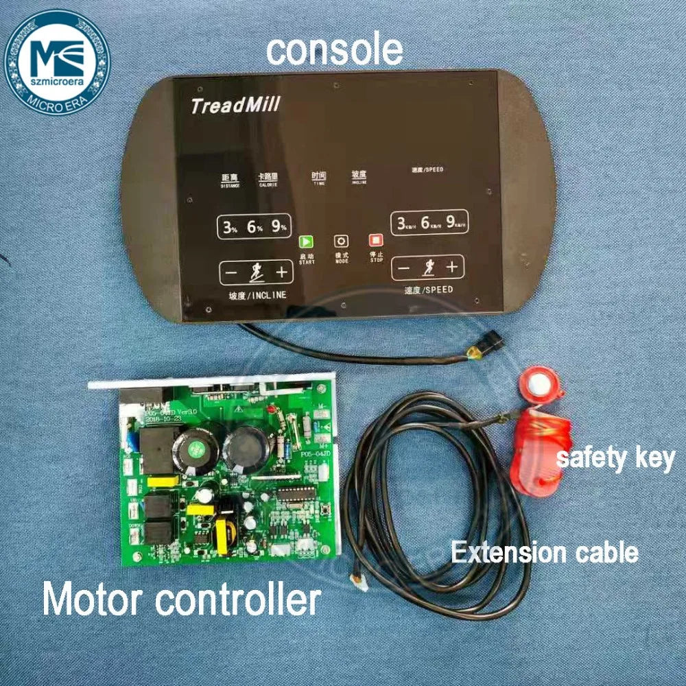 Universal Treadmill Motor Controller Top Console Diplay Control Board+Screen Treadmill Controller Sets for 0.75-4.0HP motor