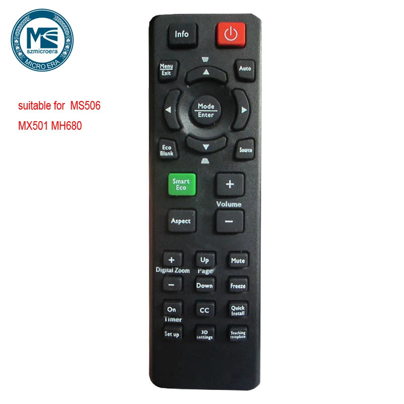 100% new projector remote control for BENQ projector MS506 MX501 MH680 white or black