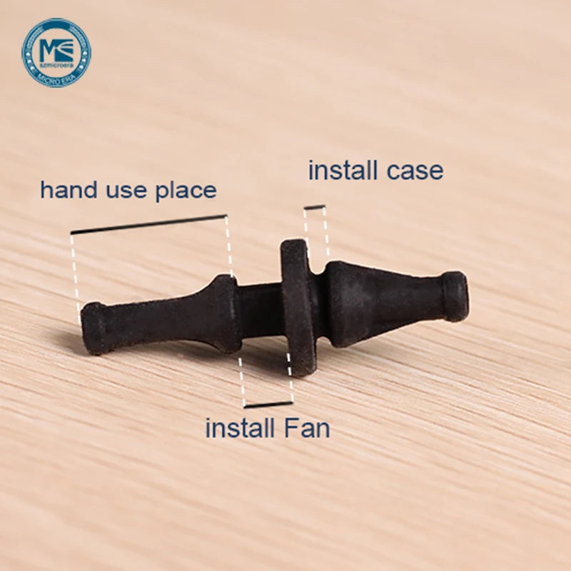 free shipping 10Pcs/Lot PC Case Fan Mouting Pin Anti Noise Vibration Silicone Screws Anti-vibration Shock Absorption