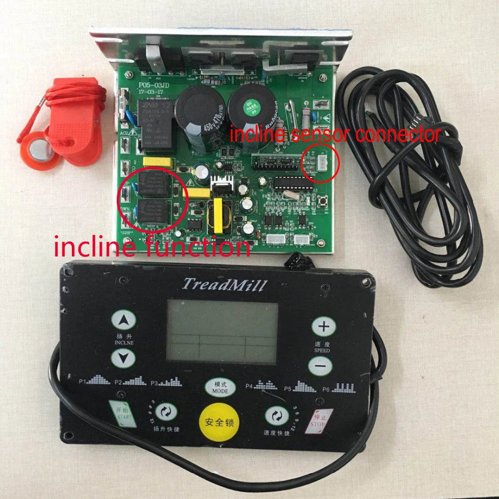 Universal Treadmill Motor Controller Running Machine Controller+Display Panel controller kit for 1.0-4.0HP DC Motor