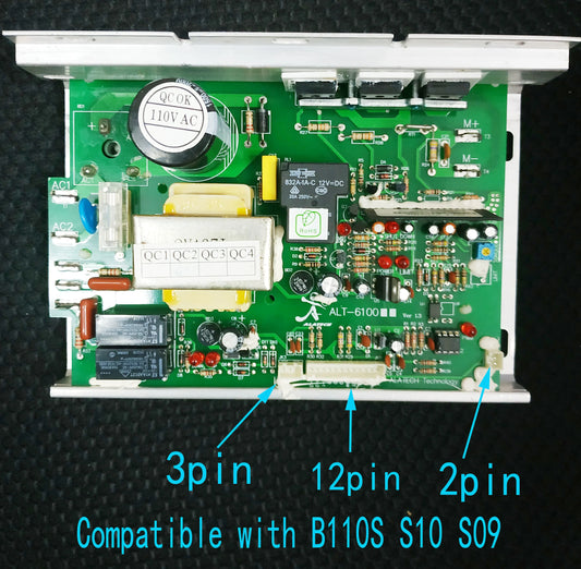 Upgrade Version B110S S10 S09 Treadmill Motor Controller for DYACO & Johnson Treadmill Driver Board Power Supply Board ALT-6100