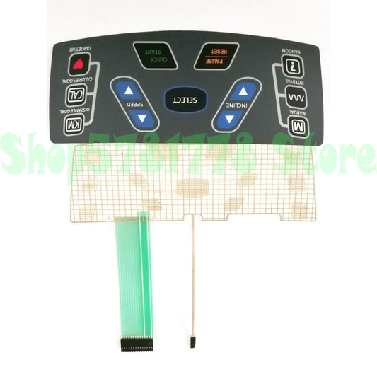for Johnson T6000 Treadmill Membrane Switch Treadmill Keyboard Buttons