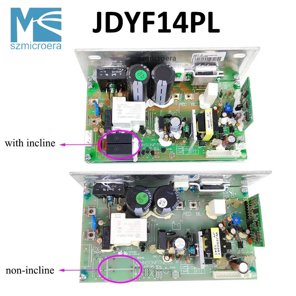 JDYF14PL Treadmill Motor Controller for Johnson Treadmill 098847(1.25-1.5)HP H1038101 039679-AA Circuit Board Driver Board