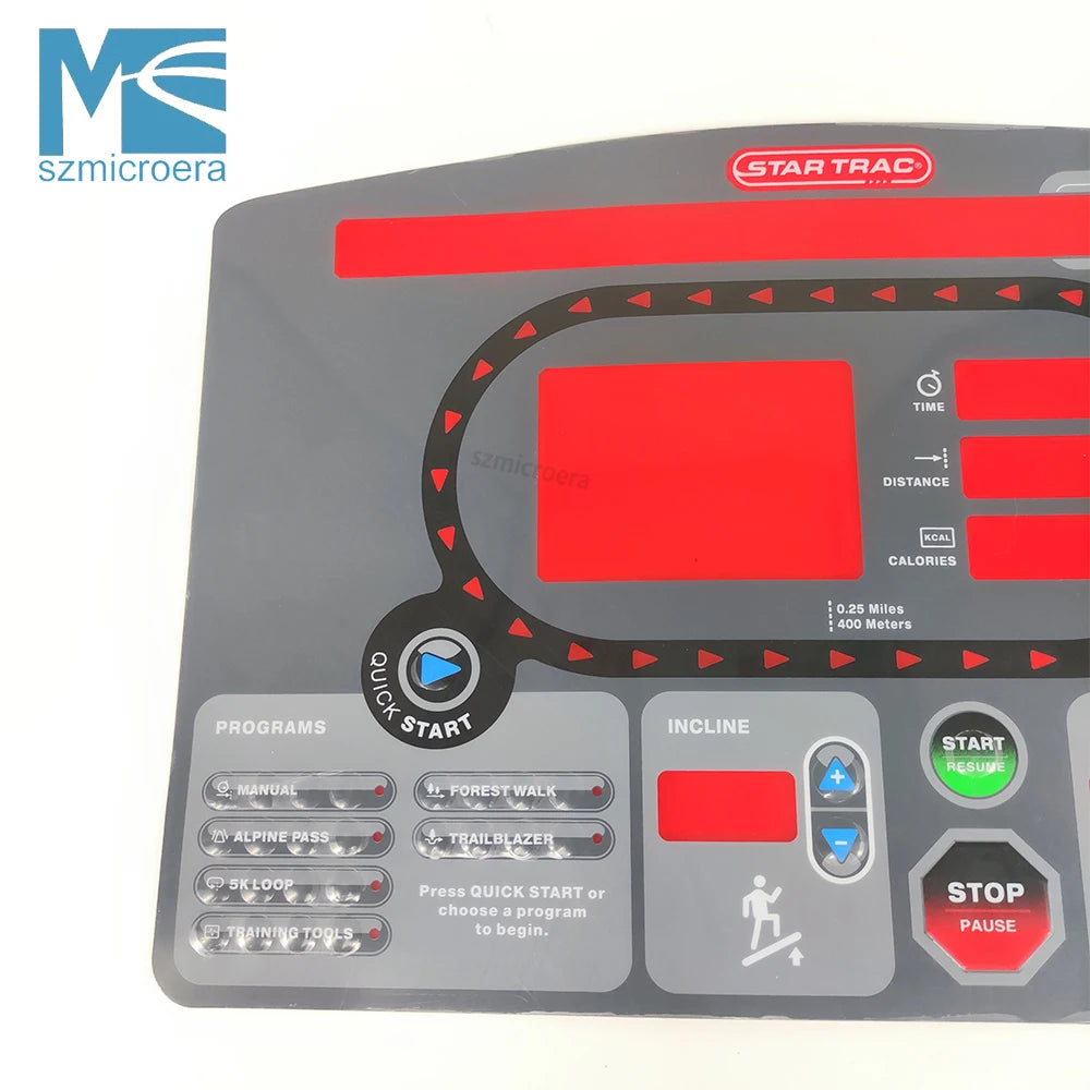 Keypad STAR TRAC 7532 7632 7600 Treadmill Button Panel Control Panel Membrane Switch for STAR T-RAC
