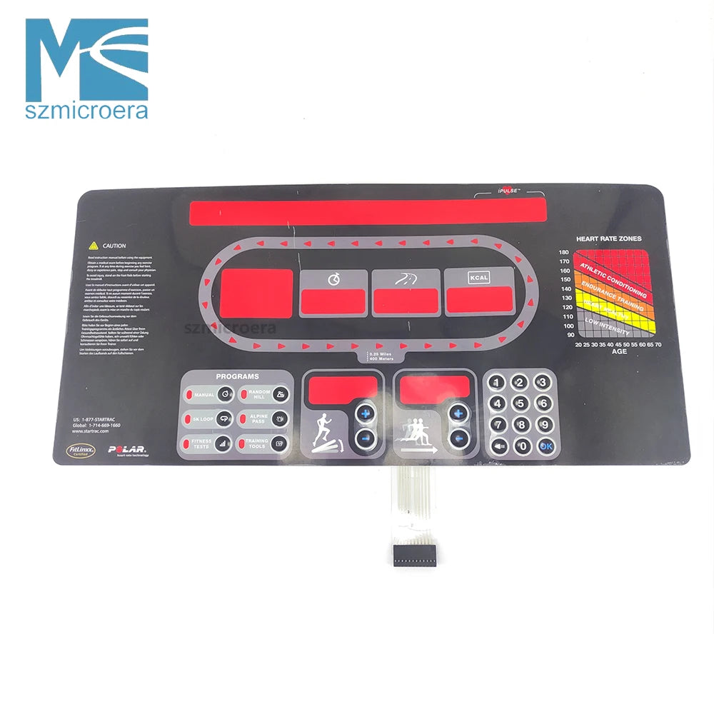 Keypad STAR TRAC 9054 Treadmill Button Panel Control Panel Membrane Switch for STAR T-RAC