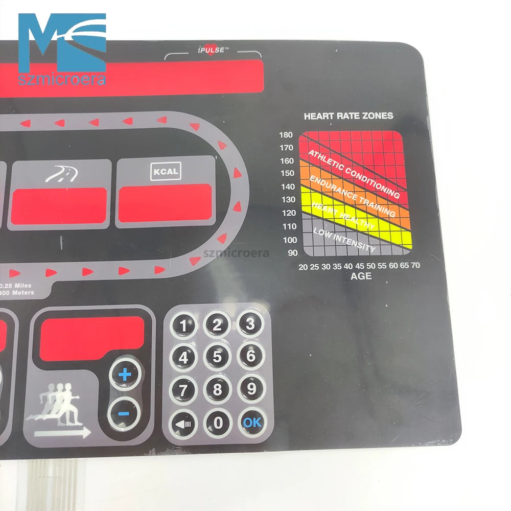 Keypad STAR TRAC 9054 Treadmill Button Panel Control Panel Membrane Switch for STAR T-RAC