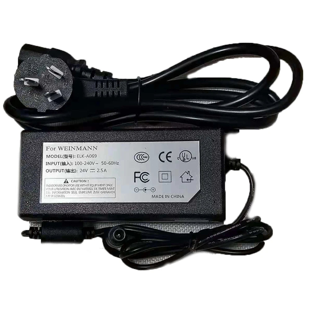 Universal power adapter ELK-A069 with pin plug for WEINMANN