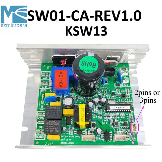 Motor Controller for OMA Treadmill Circuit Board, Control Board Driver, Power Supply Unit, SW01-CA-REV1.0, KW13