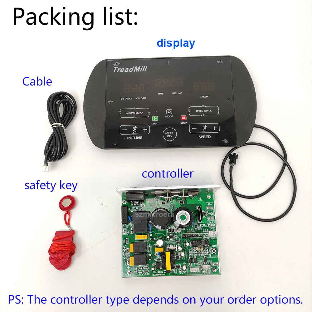 General USE Universal Treadmill Console display Treadmill motor control board controller 1HP-2.0HP/1HP-4.0HP motor