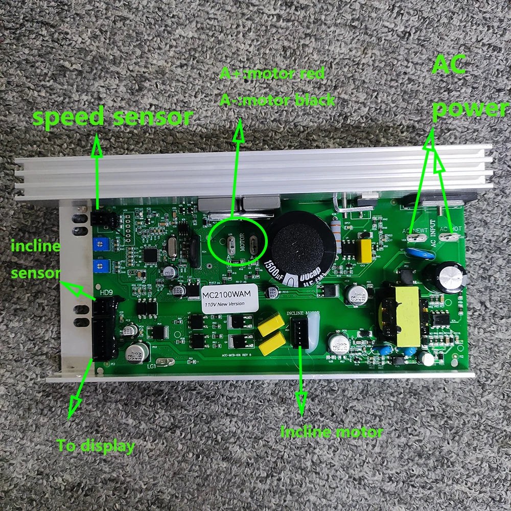 Treadmill Motor Controller MC2100-WAM MC2100-WA For Icon Proform Nordic Track Treadill Circuit board