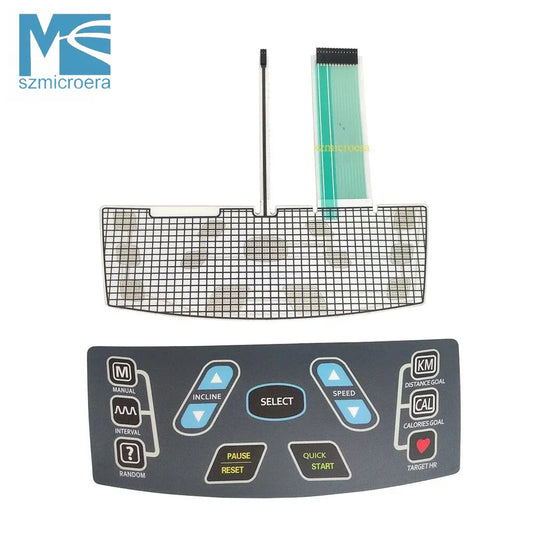 Treadmill Control Panel, Membrane Switch Keyboard for Johnson T6000 Treadmill Button Panel