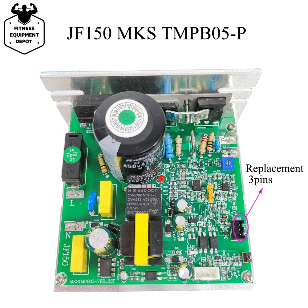 220V, JF150, MKS TMPB05, MKS TMPB05-P, Motor Controller for Treadmill, Circuit Board, Power Supply Mainboard