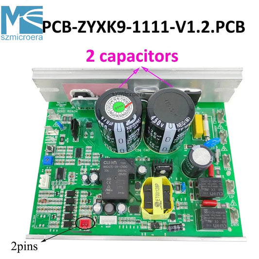 PCB-ZYXK9-1111-V1.2.PCB Motor Controller for SHUA Treadmill, Circuit Board, Power Supply Unit Mainboard, 220V, ZYXK9