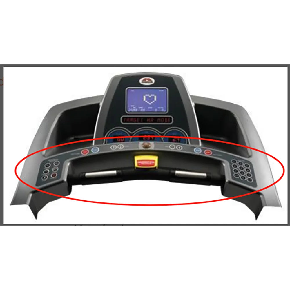 6pcs/kit Johnson T8000 T8000EI T8000ET Treadmill Numberpad Keypad Button Membrane Switch film keyboard