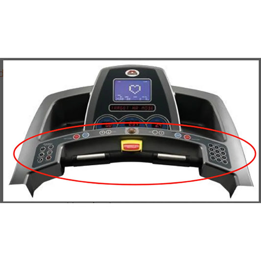 6pcs/kit Johnson T8000 T8000EI T8000ET Treadmill Numberpad Keypad Button Membrane Switch film keyboard