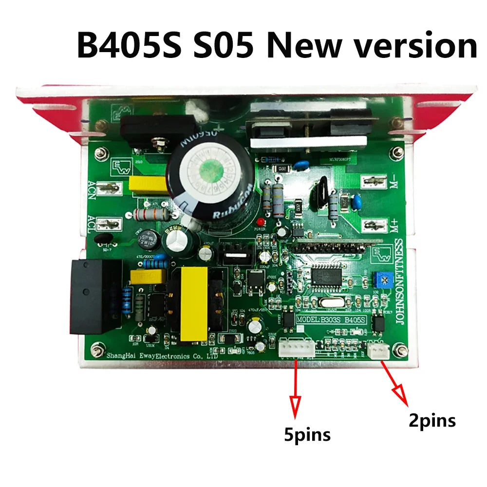 B405S S05 Treadmill Motor Control Board for Johnson Tempo TREO T22 T32 T33 T57 T82 Treadmill Motor Controller Circuit Board LCB