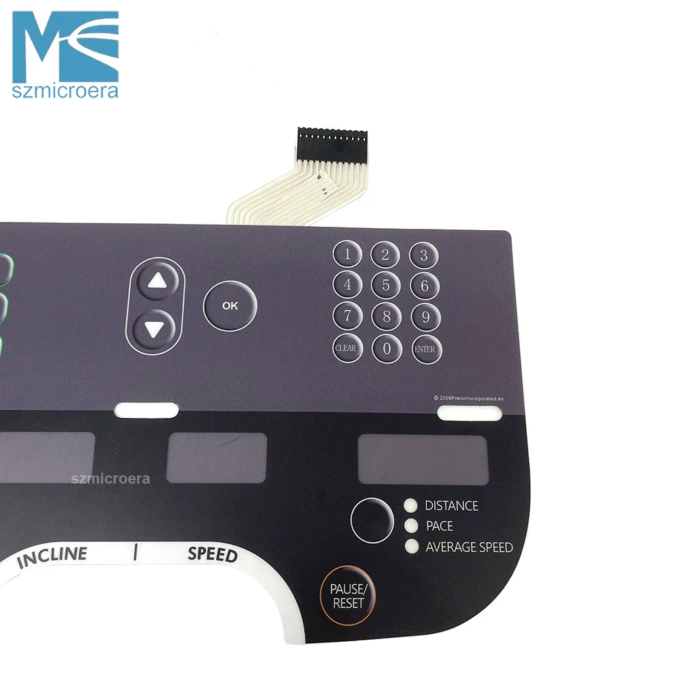 Treadmill Membrane Switch for Precor c932i 932i c954i 954i Treadmill Spare Parts-Precor Keypad Repair