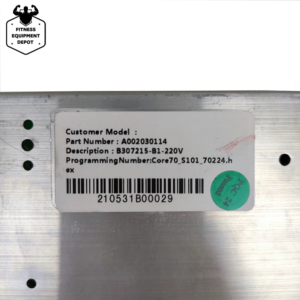 B307D Treadmill Motor Controller Spirit 110V 220V for Johnson Tempo Treadmill Control Board Circuit Board Power Supply Board PCB