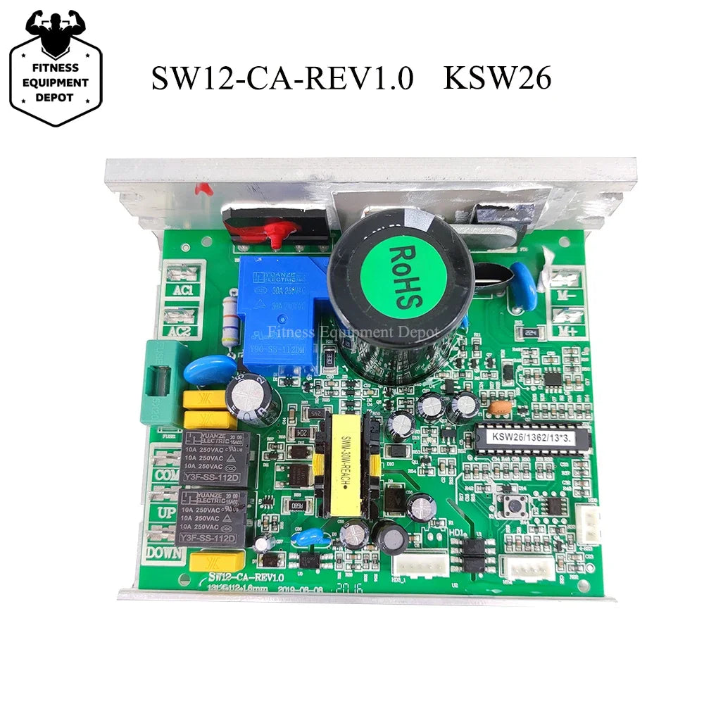 SW12-CA-REV1.0 KSW26, KSW16, Original Treadmill Motor Controller, compatible with SW01-CA-REV1.0, SW02-CA-REV1.0