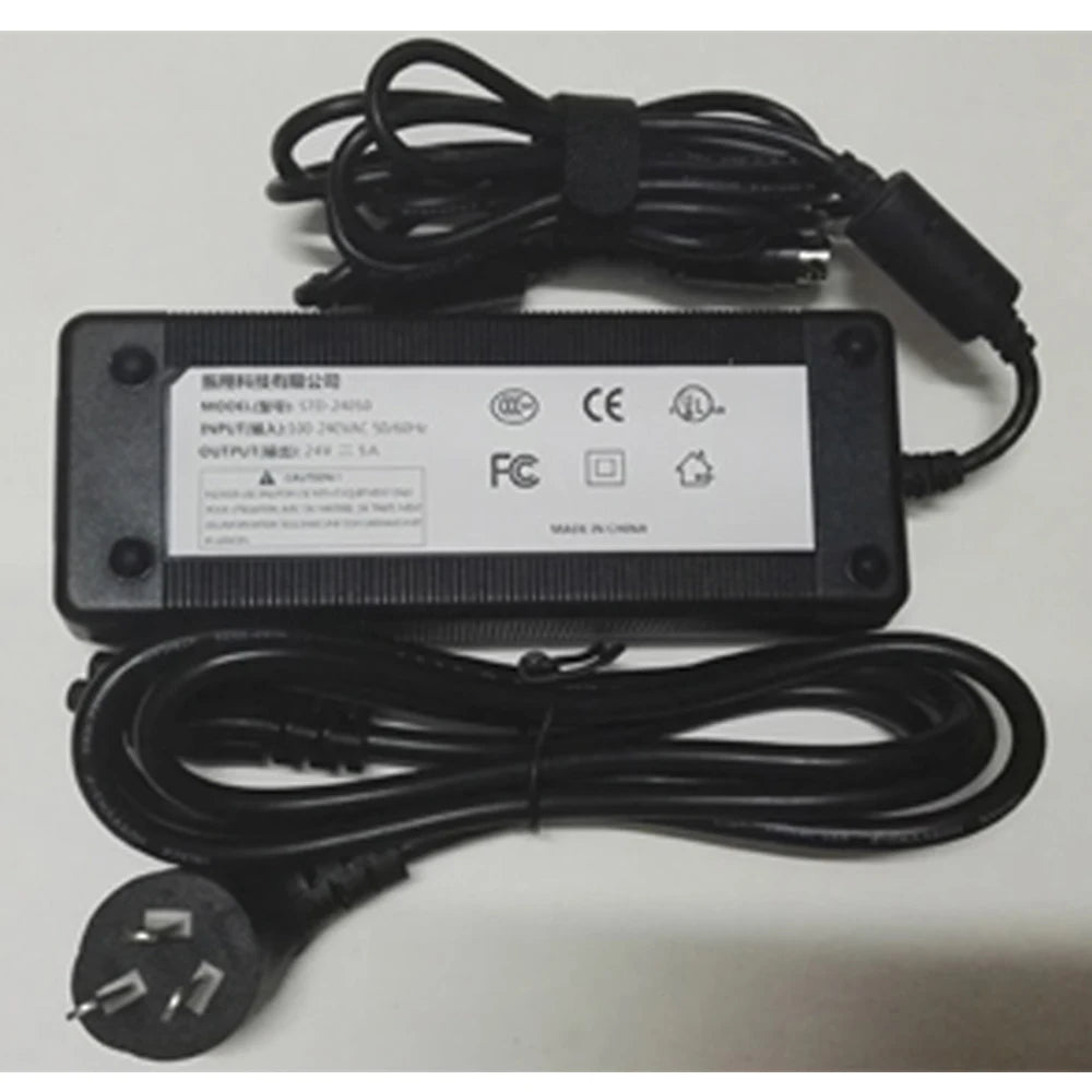 Universal Power Adapter for Diagnostic Ultrasound E1 Exp, X5Pro 3-Pin Plug for SonoScape