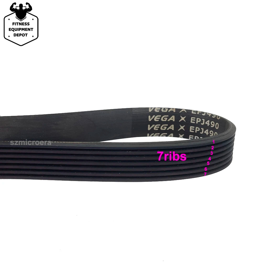 VEGA V-Belt EPJ490 Drive Belt 4/5/6/7/8/9/10/13Ribs Motor Belt for Planer Treadmill Massage Chair