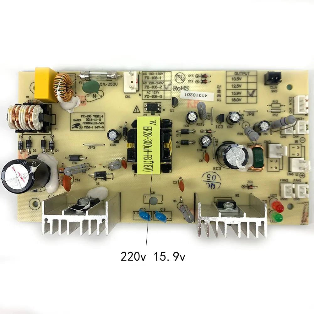 FX-108-2 220V 15.9V Red Wine Cabinet Power Board Main Board Power Supply Refrigerator Accessories Circuit Board