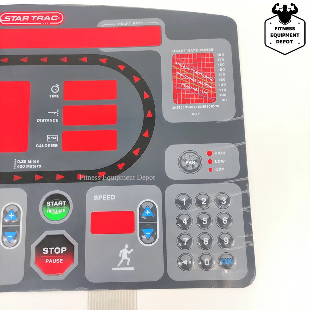 Treadmill Button Panel Keypad STAR TRAC 7532 7632 7600 Control Panel Membrane Switch for STAR T-RAC