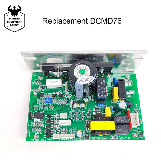 Replacement DCMD76 treadmill motor controller LCB compatible with Endex DCMD76 control board for DK City Treadmill