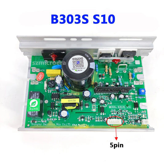 B303S S10 Treadmill Motor Controller For Johnson TEMPO T101 T102 Treadmill Mainboar
