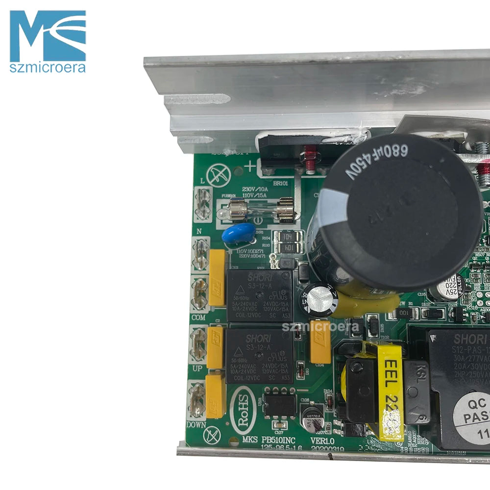 MKS-PB510GPC REV1.0 Treadmill Motor Speed Controller, Lower Control Board, Circuit Board, Power Supply Board, EU, 220V, 240V