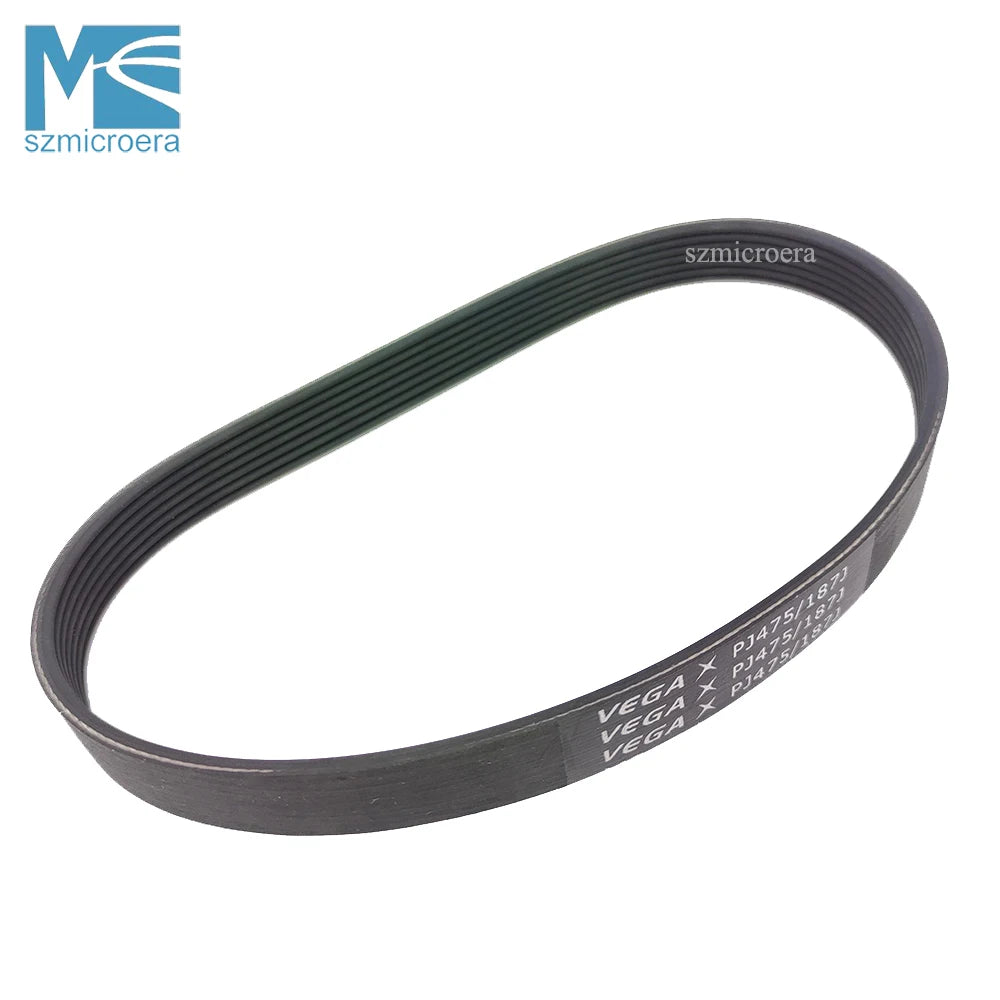 PJ475, 187J VEGA V-Belt for Treadmill, Motor Belt, Multi Groove, Fitness Accessories, 3, 4, 5, 6, 7 Ribs