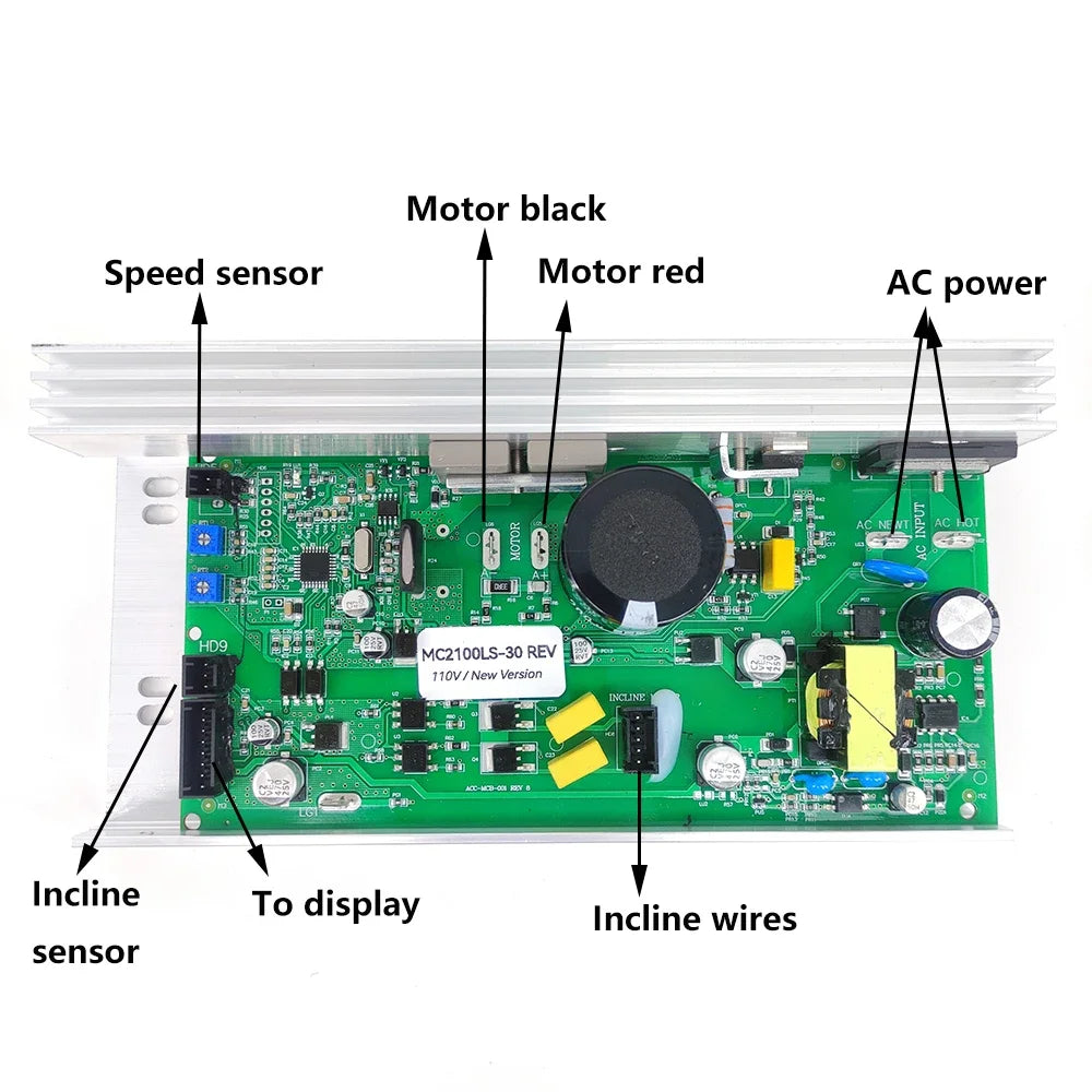 MC2100LS-30 REV,MC2100LTS-30 REV, Treadmill Motor Controller, for ICON Nordic Track Control Board, MC2100LT REV
