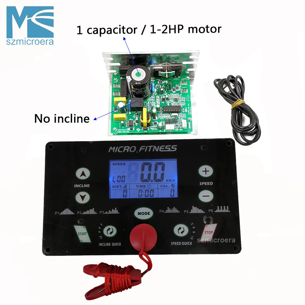 General USE Universal Treadmill motor control board controller 1HP-2HP/1HP-4HP motor Treadmill Console display tilt
