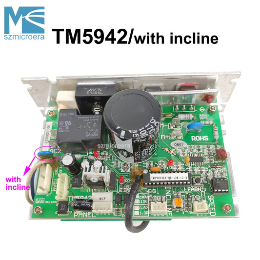TM5942, Original Treadmill Circuit Board Control Board, Power Supply Board with Incline Version