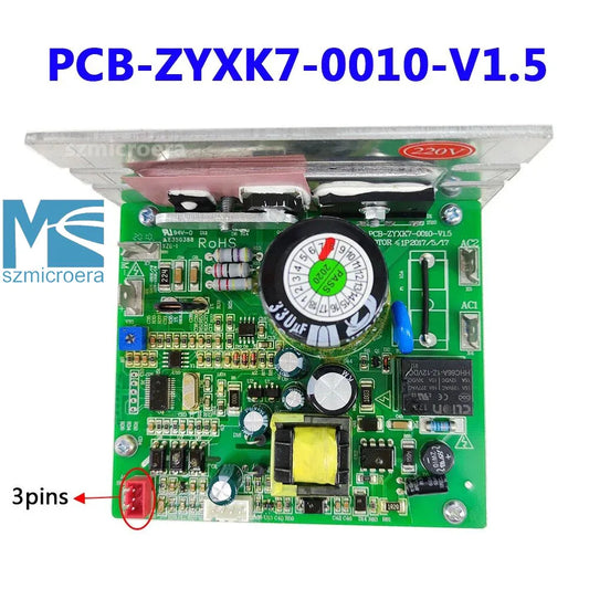 Power Supply Board, Motor Driver Board, Treadmill Lower Control Board, PCB-ZYXK7-0010-V1.5, ZYXK7