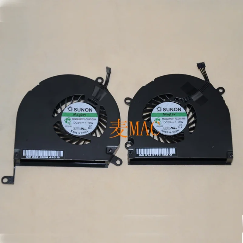 1 pair fan for Macbook Pro MB985 MC721 MC371 A1286 left and right