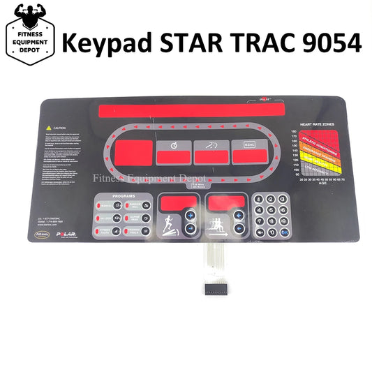 Treadmill Button Panel Control Panel Keypad STAR TRAC 9054 Membrane Switch for STAR T-RAC